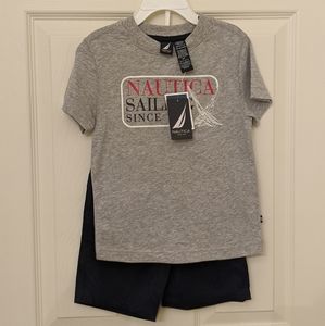 2 piece toddler short and t-shirt set